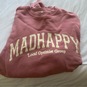 MADHAPPY Pink Sweatshirt